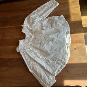 Zara White Blouse Classic Design